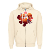 Sandshell turning red Merch Zipper Hoodie - linhVisuals