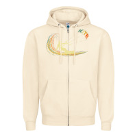 Sandshell kite kiteboarding kiting kitesurfing kitesurf gift premium t shirt Zipper Hoodie - linhVisuals