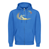 True Royal kite kiteboarding kiting kitesurfing kitesurf gift premium t shirt Zipper Hoodie - linhVisuals