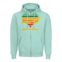 Seafoam mama duck mother of 3 duckling funny mom mommy animal lover t shirt Zipper Hoodie - linhVisuals