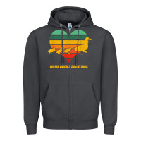 Smoke mama duck mother of 3 duckling funny mom mommy animal lover t shirt Zipper Hoodie - linhVisuals