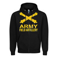 Black army field artillery branch us usa t shirt Zipper Hoodie - linhVisuals