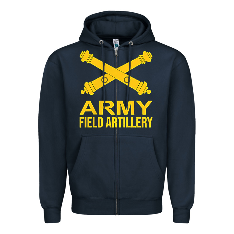 Army Field Artillery Branch Us Usa T Shirt Zipper Hoodie by linhVisuals | Teevron