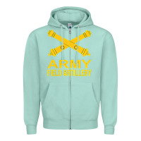 Seafoam army field artillery branch us usa t shirt Zipper Hoodie - linhVisuals