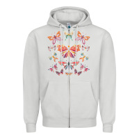 Dove Grey butterfly breeds butterfly t shirt Zipper Hoodie - linhVisuals