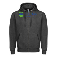 Charcoal Heather lehman college Zipper Hoodie - linhVisuals