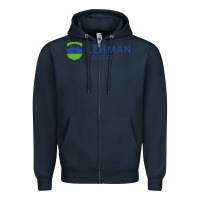 Navy lehman college Zipper Hoodie - linhVisuals