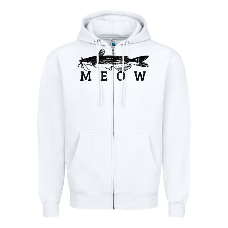 Catfish Meow Funny Catfishing Fishing Fisherman Gift T Shirt Zipper Hoodie by linhVisuals | Teevron