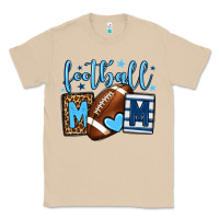 Mushroom Football mom blue team color  mother's day Classic Tee - HowdyJamesFarm