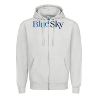 Dove Grey Blue Sky Studios Zipper Hoodie - linhVisuals