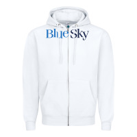 White Blue Sky Studios Zipper Hoodie - linhVisuals