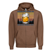 Chestnut bourbon goes in wisdom comes out vintage t shirt Zipper Hoodie - linhVisuals