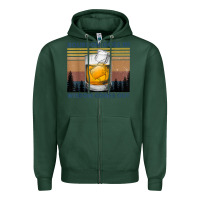 Sports Green bourbon goes in wisdom comes out vintage t shirt Zipper Hoodie - linhVisuals