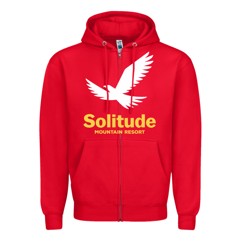 Solitude Mountain Resort Zipper Hoodie by linhVisuals | Teevron