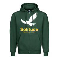 Sports Green Solitude Mountain Resort Zipper Hoodie - linhVisuals