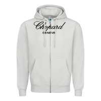 Dove Grey Chopard Zipper Hoodie - linhVisuals