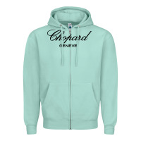 Seafoam Chopard Zipper Hoodie - linhVisuals