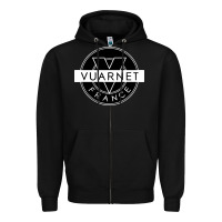 Black Vuarnet France Zipper Hoodie - linhVisuals