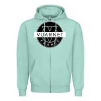 Seafoam Vuarnet France Zipper Hoodie - linhVisuals