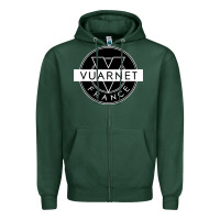Sports Green Vuarnet France Zipper Hoodie - linhVisuals