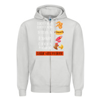 Dove Grey chicken wing chicken wing hotdog and bologna shirt t shirt Zipper Hoodie - linhVisuals