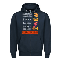 Navy chicken wing chicken wing hotdog and bologna shirt t shirt Zipper Hoodie - linhVisuals
