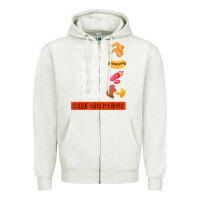 Oatmeal Heather chicken wing chicken wing hotdog and bologna shirt t shirt Zipper Hoodie - linhVisuals