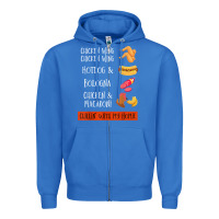 True Royal chicken wing chicken wing hotdog and bologna shirt t shirt Zipper Hoodie - linhVisuals