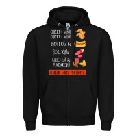 Black chicken wing chicken wing hotdog and bologna shirt t shirt Zipper Hoodie - linhVisuals