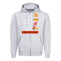 Heather Grey chicken wing chicken wing hotdog and bologna shirt t shirt Zipper Hoodie - linhVisuals