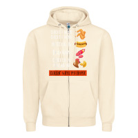 Sandshell chicken wing chicken wing hotdog and bologna shirt t shirt Zipper Hoodie - linhVisuals