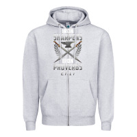 Heather Grey iron sharpens iron quote proverbs 2717 christian cool gift t shirt Zipper Hoodie - linhVisuals