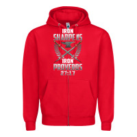 Red iron sharpens iron quote proverbs 2717 christian cool gift t shirt Zipper Hoodie - linhVisuals