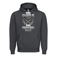 Smoke iron sharpens iron quote proverbs 2717 christian cool gift t shirt Zipper Hoodie - linhVisuals