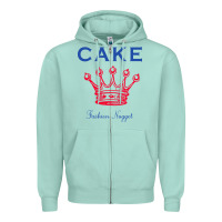 Seafoam Cake Fashion Nugget Zipper Hoodie - linhVisuals