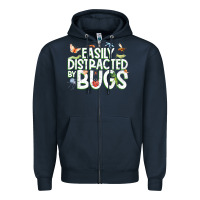 Navy funny bug tshirt, insect lover shirt, bug collector t shirt Zipper Hoodie - linhVisuals