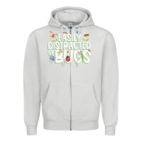 Dove Grey funny bug tshirt, insect lover shirt, bug collector t shirt Zipper Hoodie - linhVisuals