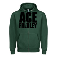 Sports Green the-ace-frehley-trouble-walkin-cool Zipper Hoodie - linhVisuals
