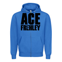 True Royal the-ace-frehley-trouble-walkin-cool Zipper Hoodie - linhVisuals