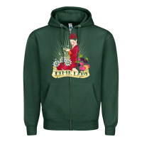 Sports Green doctor who rockabilly missy time lady baker t shirt Zipper Hoodie - linhVisuals