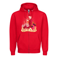 Red doctor who rockabilly missy time lady baker t shirt Zipper Hoodie - linhVisuals