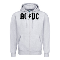 Heather Grey the-ac-dc-let-there-be-rock-cool Zipper Hoodie - linhVisuals