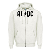 Oatmeal Heather the-ac-dc-let-there-be-rock-cool Zipper Hoodie - linhVisuals