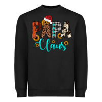 Black papa claus Heavyweight Sweatshirt - JahusDesignShop