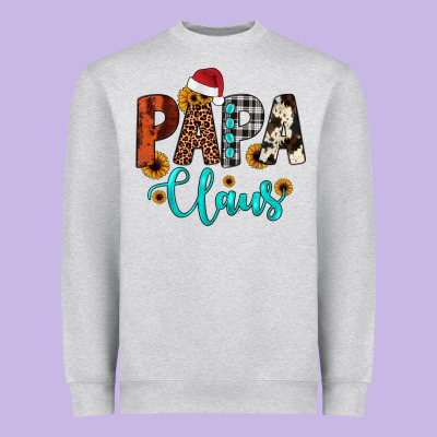 Papa Claus Heavyweight Sweatshirt Designed By Jahusdesignshop