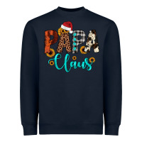 Navy papa claus Heavyweight Sweatshirt - JahusDesignShop