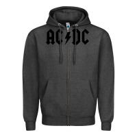 Charcoal Heather the-ac-dc-let-there-be-rock-cool Zipper Hoodie - linhVisuals