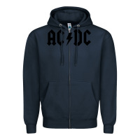 Navy the-ac-dc-let-there-be-rock-cool Zipper Hoodie - linhVisuals