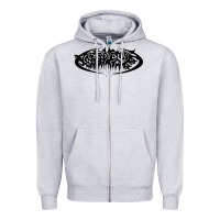 Heather Grey the-antidemon-demonocidio-cool Zipper Hoodie - linhVisuals