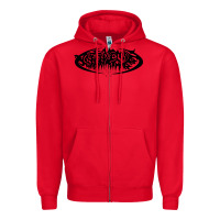Red the-antidemon-demonocidio-cool Zipper Hoodie - linhVisuals
